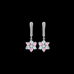 Jacques Lemans Ohrhänger "Blume" Sterlingsilber mit Topasen Cheap