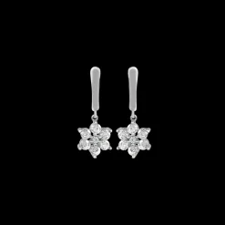 Jacques Lemans Ohrhänger"Blume" Sterlingsilber mit Topasen Cheap