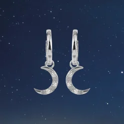 Jacques Lemans Ohrstecker Sterlingsilber mit weißen Topas Edelsteinen Shop