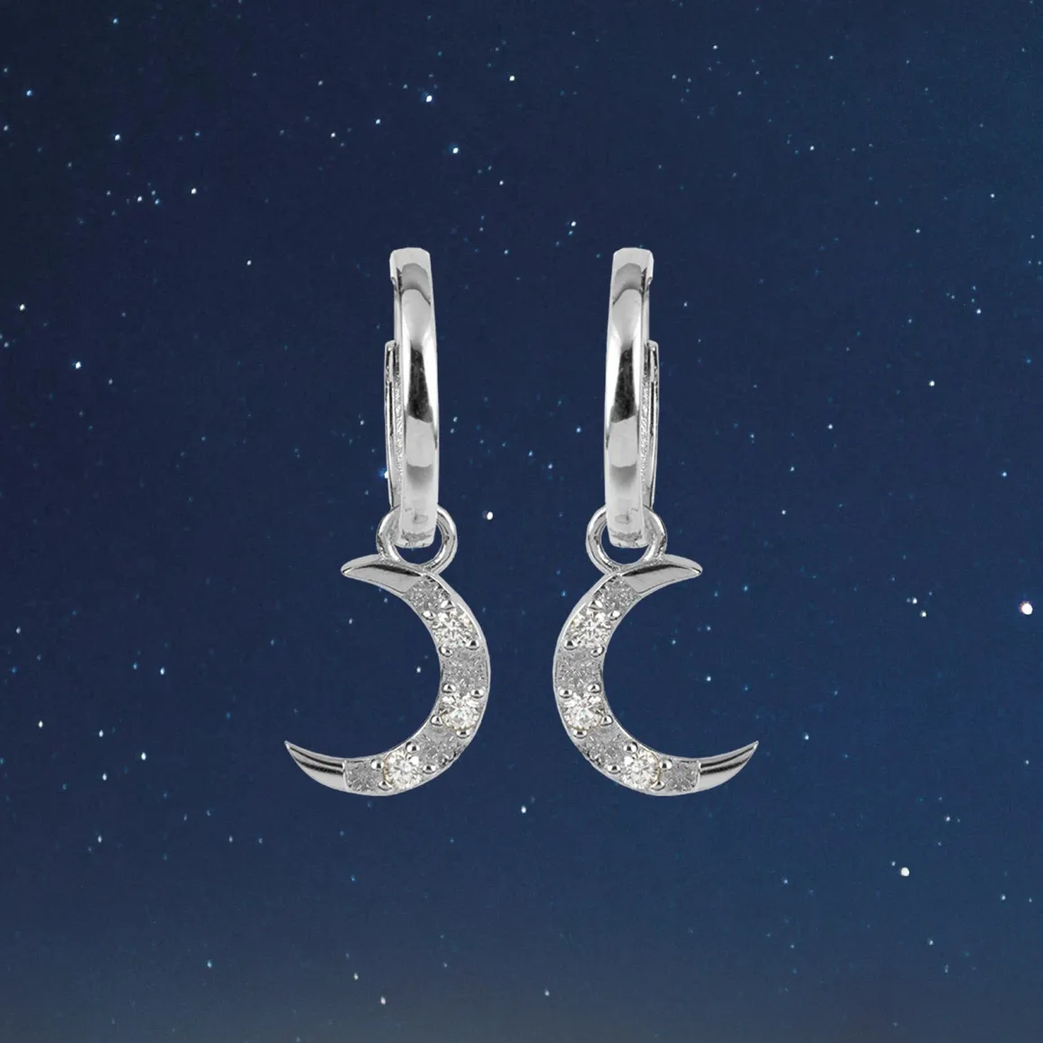 Jacques Lemans Ohrstecker Sterlingsilber mit weißen Topas Edelsteinen Shop