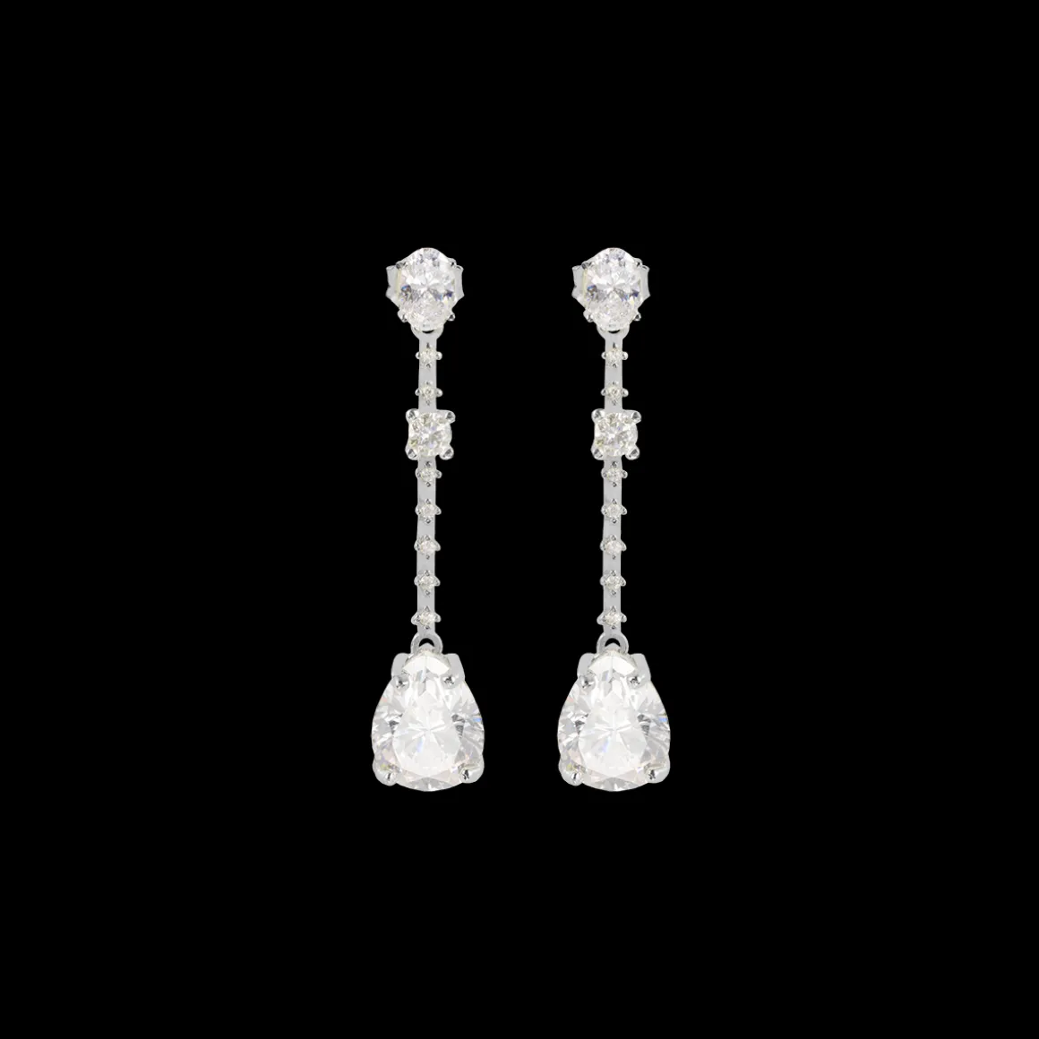 Jacques Lemans Ohrstecker Sterlingsilber mit Topasen Discount