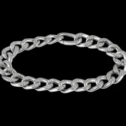 Jacques Lemans Panzer Armband Sterlingsilber mit Topasen Clearance