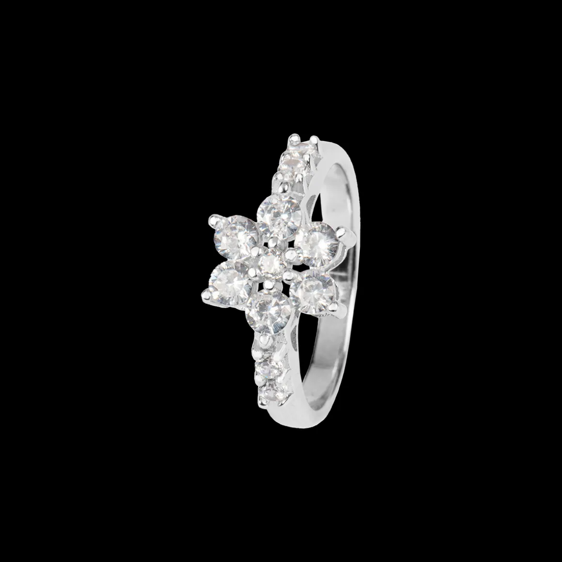 Jacques Lemans Ring "Blume" Sterlingsilber mit Topasen Online