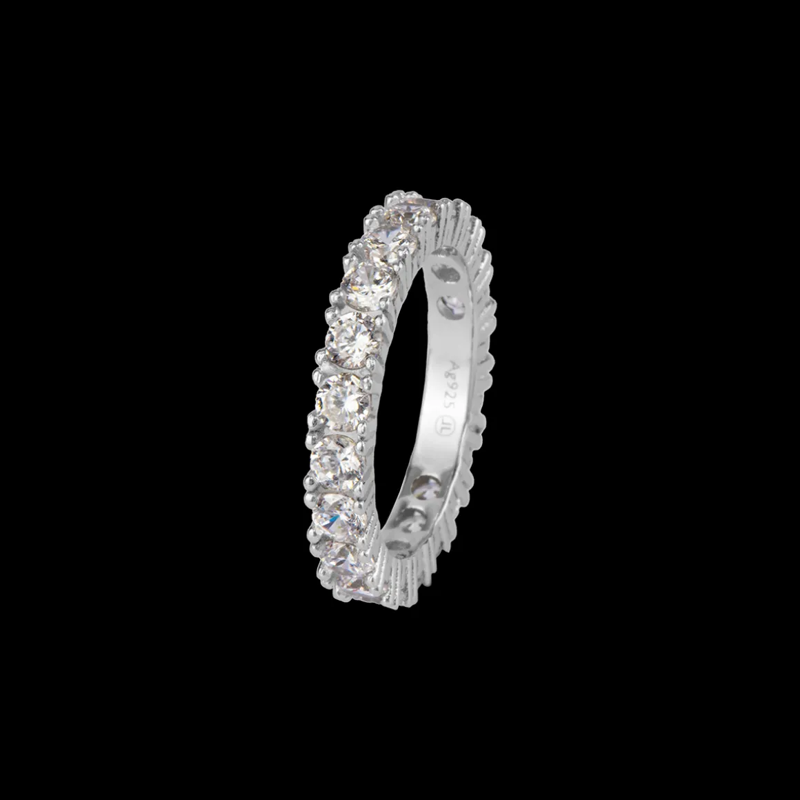 Jacques Lemans Ring Sterlingsilber mit weissen Topasen Store
