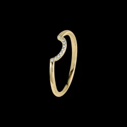 Jacques Lemans Ring Sterlingsilber vergoldet mit White Topaz Store