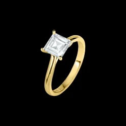 Jacques Lemans Ring Sterlingsilber vergoldet mit Topas Fashion