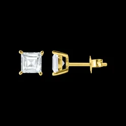 Jacques Lemans Solitär Ohrstecker Sterlingsilber vergoldet mit Topas Best