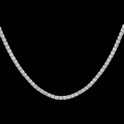 Jacques Lemans Tennis Kette Sterlingsilber mit Topasen Cheap