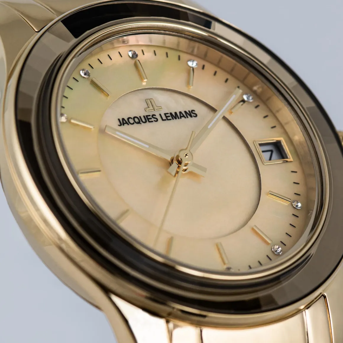 Jacques Lemans Venice 1-2194G Damenuhr Ø 34,0mm New