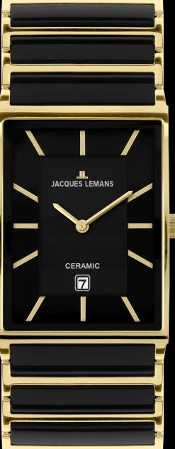 Jacques Lemans York 1-1593.1G Herrenuhr Ø 28x39mm Discount